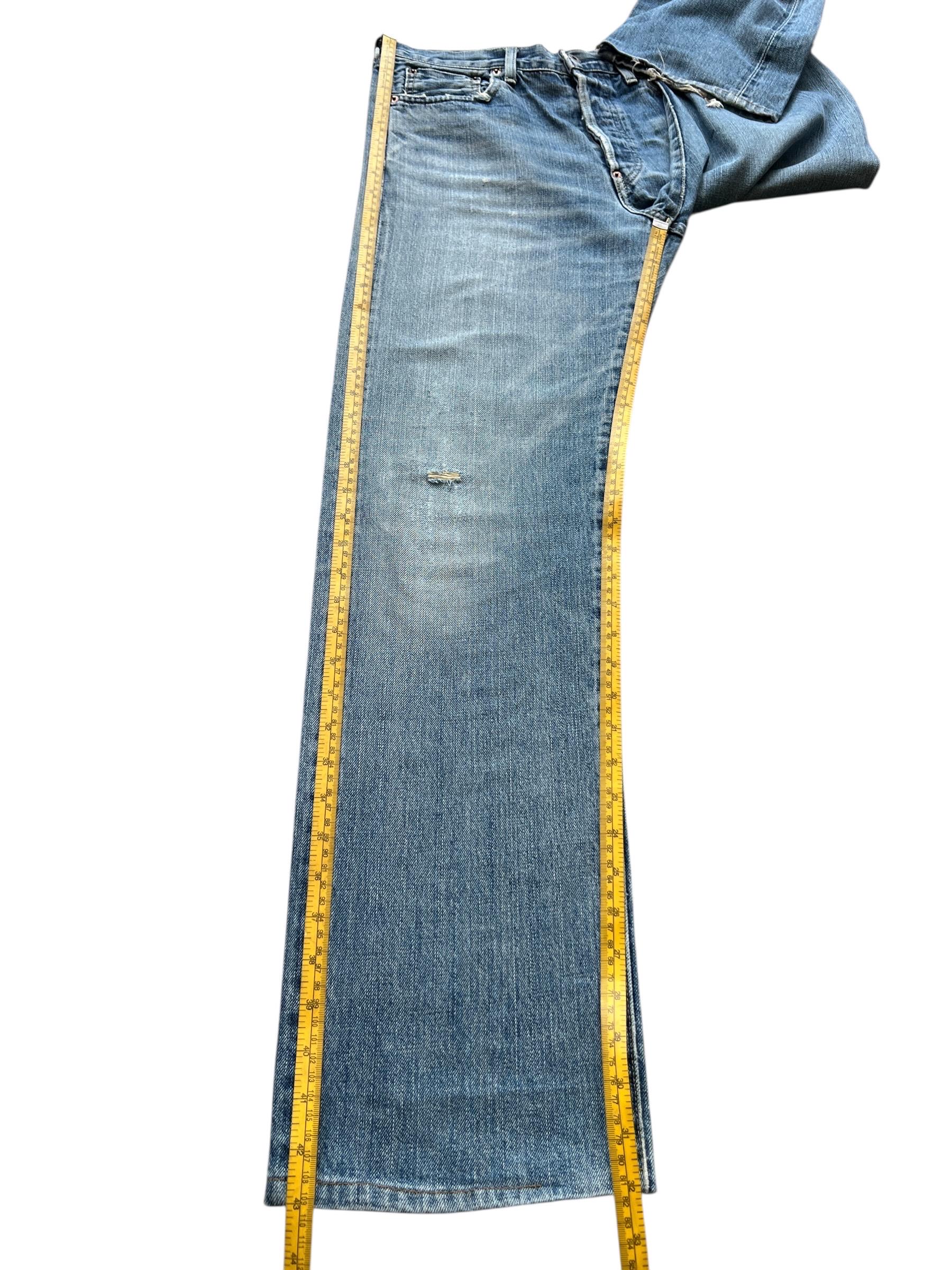 Vintage 90s Levi's 702 Selvedge Buckle Back Denim Jeans Levis