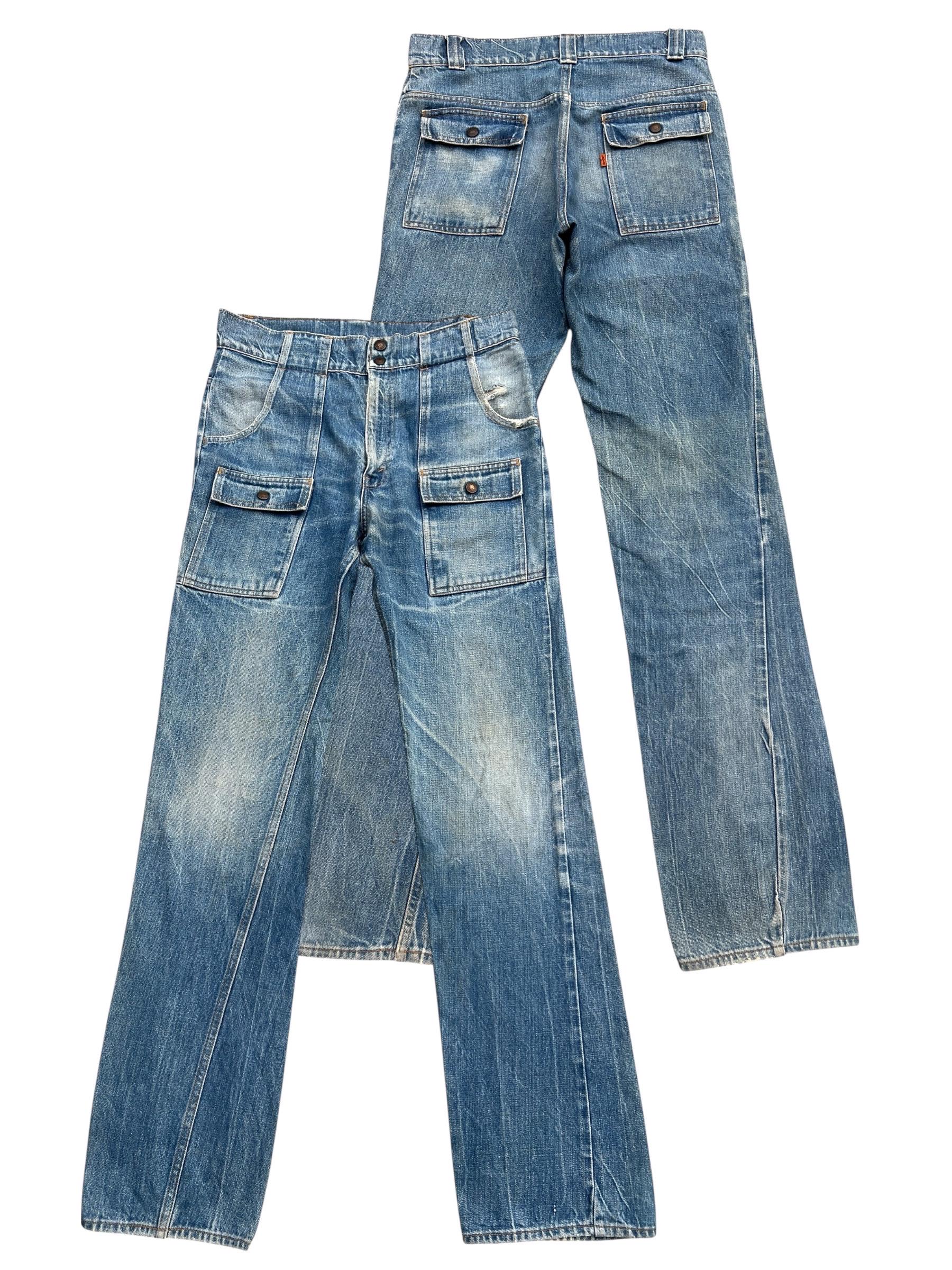 70’s Levi’s DENIM BUSH PANTS W34 Vintage 70s Levi's Bush Stonewash Denim Jeans Vintage 70s