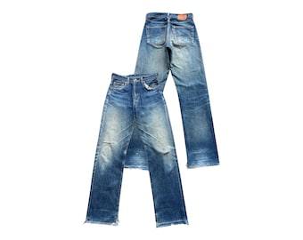Vintage 90s Levi's 503B Big E Selvedge Denim Jeans Levis Mudwash