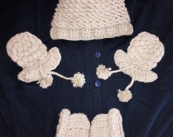 Handmade Baby Woolen Winter Wear/ Crochet Baby Woolen Winter Wear