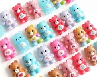 care bears figures care bears Ooshies cake topper cute care bear dolls toys party decor cake decorations