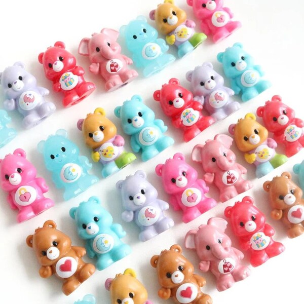 care bears figures care bears Ooshies cake topper cute care bear dolls toys party decor cake decorations