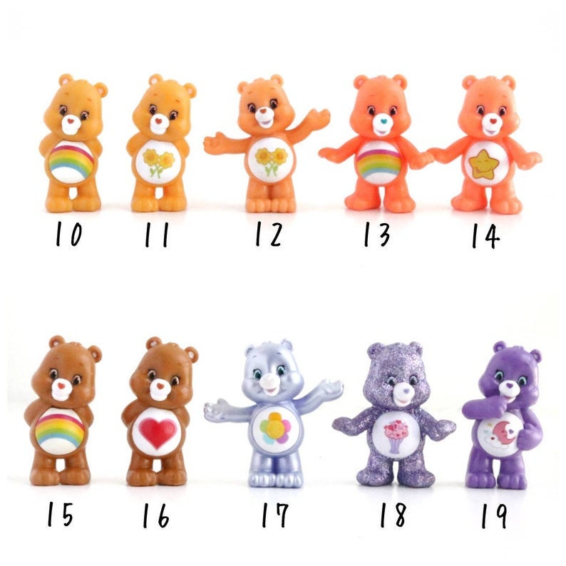 Care Bears Figure Care Bears Figurines PVC Dolls Toys Blind Etsy UK