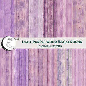 Lavendel Holz Nahtlose Muster - Helllila Holz Fotohintergrund - Elegant und Vielseitig Digitale Hintergründe - Sofortiger Download