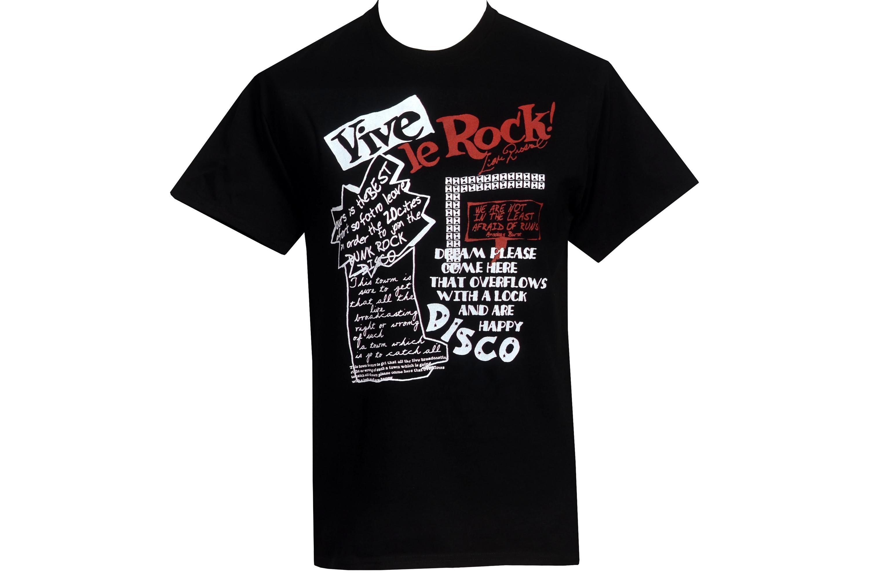 セディショナリーズ Vive Le Rock Tシャツ – パンクロックグラフィック