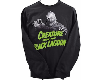 Moletom Criatura da Lagoa Negra – Moletom Clássico de Filme de Terror
