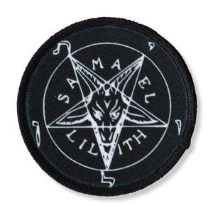 Baphomet Lilith Sew-on Patch | Lucifer Satanic Occult