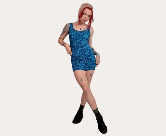 knee length dresses for ladies Gothic Halter Mini Dress with Lace-Up Back and Mesh Layers main image 1