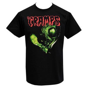 The Cramps The Fly Herren T-Shirt | Horror Punk Band T-Shirt mit Monster Movie Print
