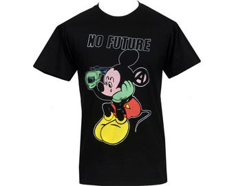 Punk Hell Red & Black Herren weißes T-Shirt | Seditionarys Anarchist Punk Gang T-Shirt