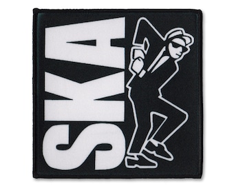 Ska Aufnäher | 2-farbiger Rude Boy Jackenaufnäher