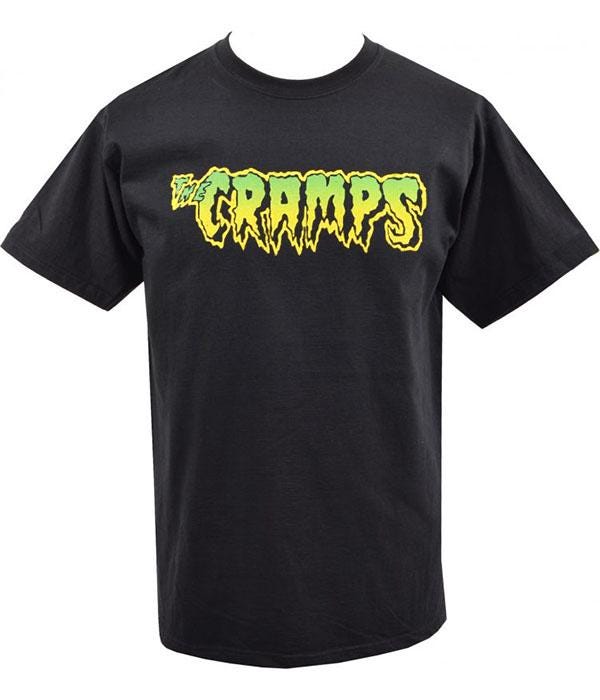 The Cramps Green Logo T-shirt | Men's Psychobilly Horror Punk Tee