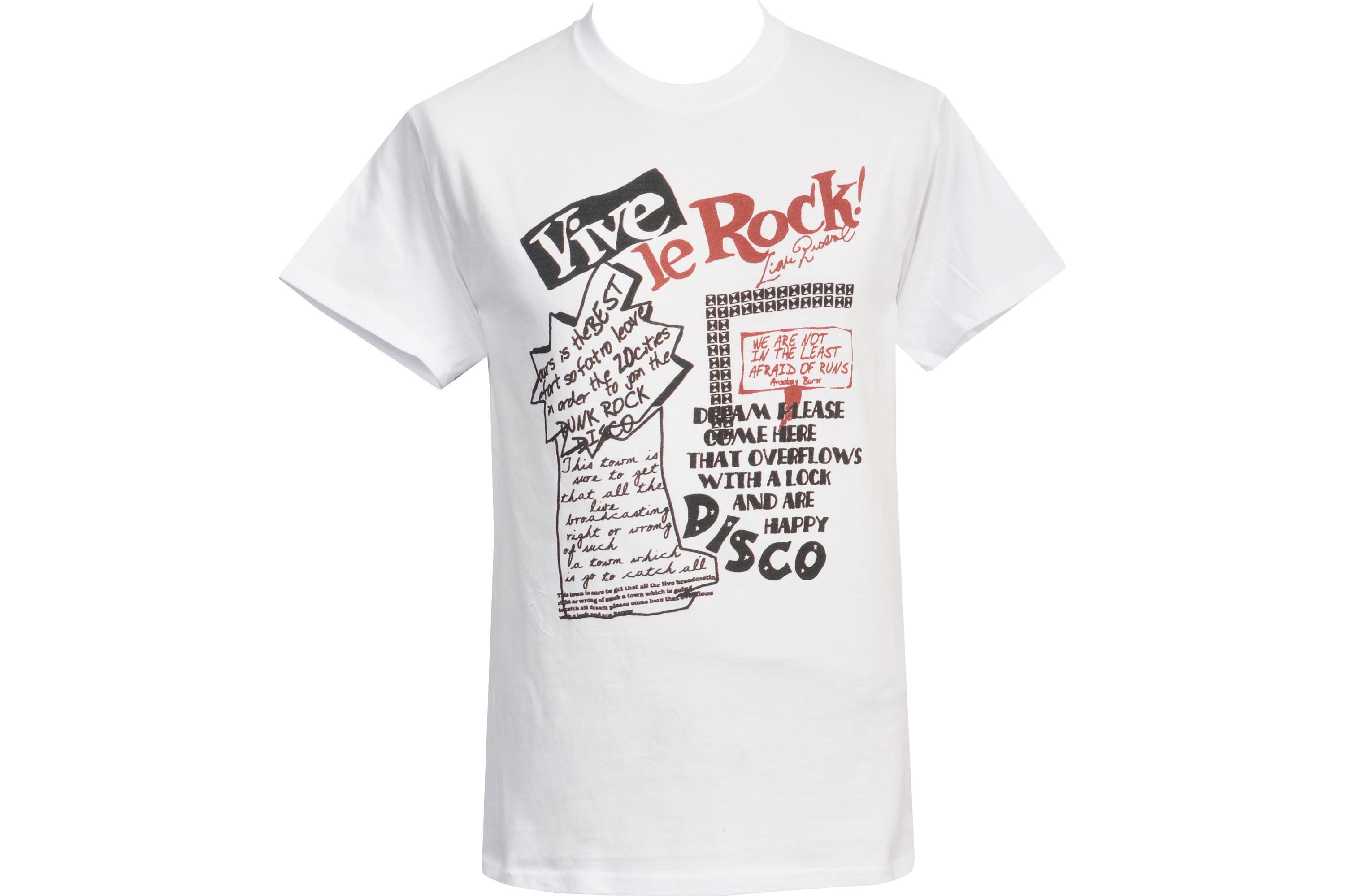 Vive Le Rock T-shirt | Seditionaries Style Punk Graphic Tee for 