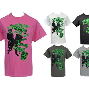 The Cramps Monster Gore Show T-Shirt - Herren Psychobilly Punk Horror T-Shirt in verschiedenen Farben