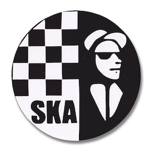 Ska Vinyl Sticker Decal | 60s Scooter Two Tone Reggae Dub Checker