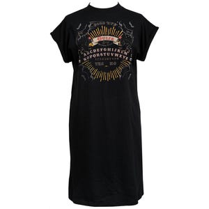 Ouija Board T-Shirt Dress Women’s Gothic Occult Oracle Print by Chris Sick