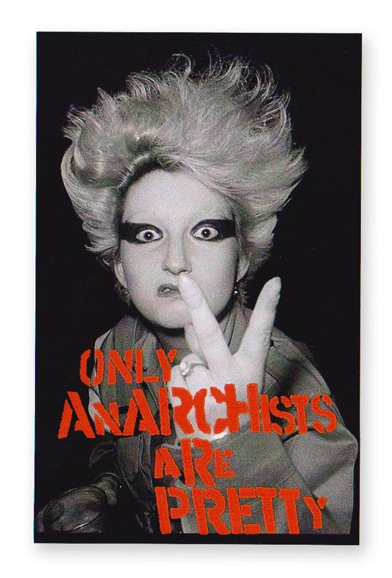 アナキストだけが美しい ビニールステッカー デカール | 1977 Punk