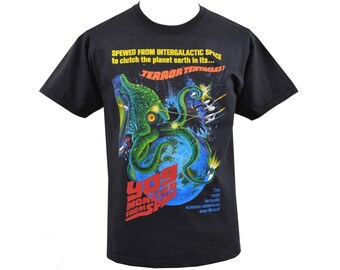 Yog Monster from Space T-Shirt | Retro Sci-Fi Horror Alien Men’s Tee with Tentacles