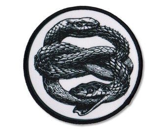 Snakes Patch | Gothic Serpent Occult Ouroboros Design