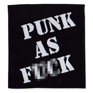 Parche Punk as F*ck / Parche para coser en chaqueta de batalla punk
