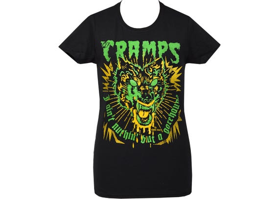 The Cramps T Shirt Band Logo Nuovo Ufficiale Uomo Nero Size L - Foto 10