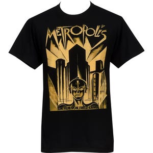 Metropolis T-Shirt – Fritz Lang Sci-Fi Classic Retro Poster Tee for Men