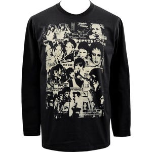 Punk Legends Long Sleeve T-Shirt – Men’s Vintage Punk Rock Collage Top
