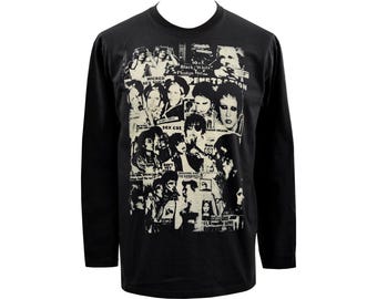 Punk Legends Long Sleeve T-Shirt – Men’s Vintage Punk Rock Collage Top