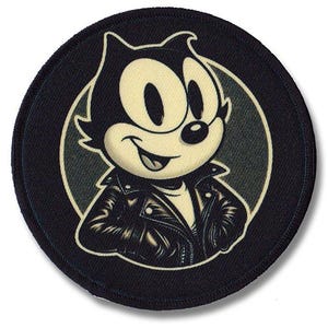 Felix the Cat Patch | Retro Vintage Cat Cartoon Sew-on Patch
