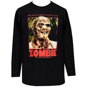 Zombie Horror T-Shirt | “We Are Going to Eat You” B-Movie Horror Poster