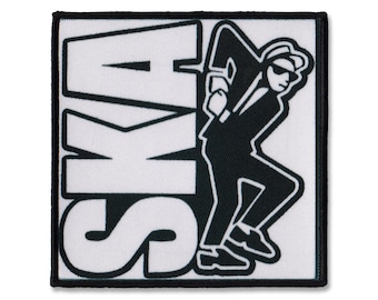 SKA Aufnäher | Zwei Ton Ska Reggae Dub