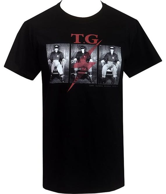Throbbing Gristle T Shirt Gary Gilmore Memorial Society Industrial