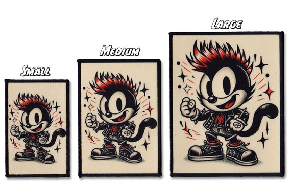 Punk Felix the Cat Sew-on Patch – Rebel With a Cause Anarchist - Etsy