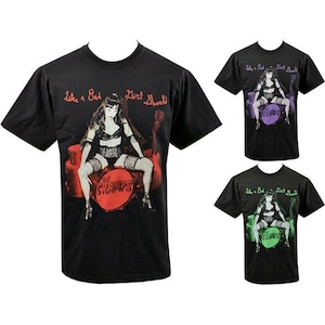 The Cramps T-Shirt – Like a Bad Girl Should – Retro Punk Rockabilly Tee – Men&#39;s Psychobilly Shirt