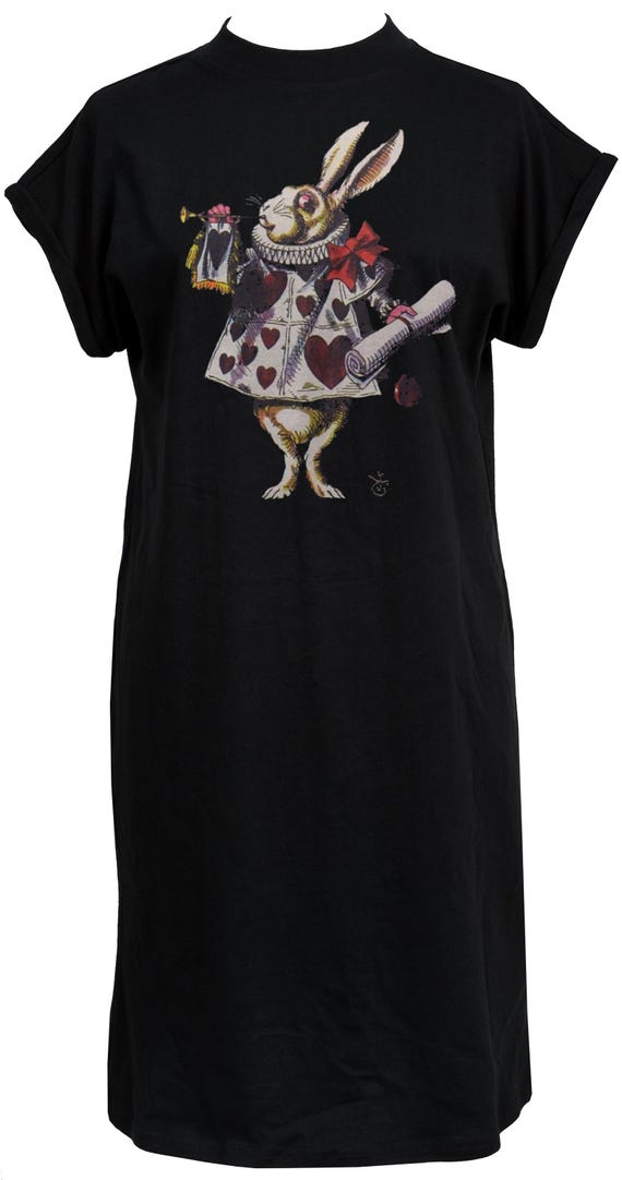 alice in wonderland t shirt dress Alice In Wonderland T-Shirt Dress Cakeworthy
