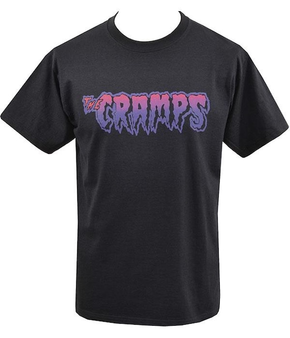 ザ・クランプス パープルフェードロゴ メンズTシャツ - クラシック
