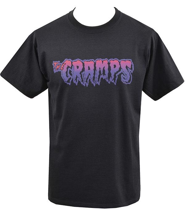 ザ・クランプス パープルフェードロゴ メンズTシャツ - クラシック