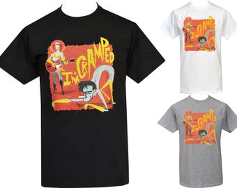 The Cramps I’m Cramped T-Shirt | Men’s Psychobilly Lowbrow Punk Tee with Chris Sick Artwork