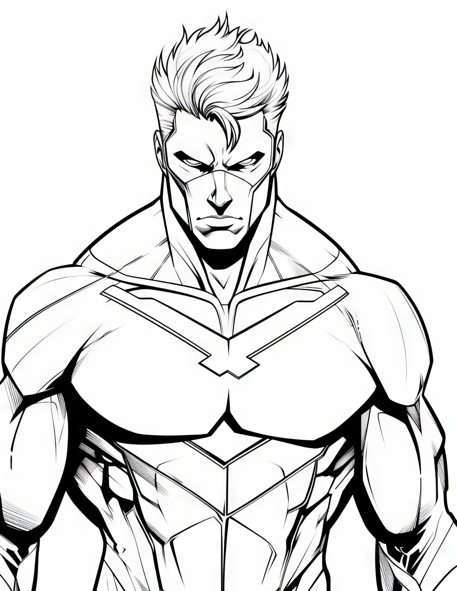 Superhero Coloring Pages, Flying Super Heroes Colouring Activity for
