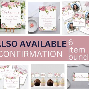 Minimalist Printable Confirmation Bundle, Confirmation Pack, Invite ...