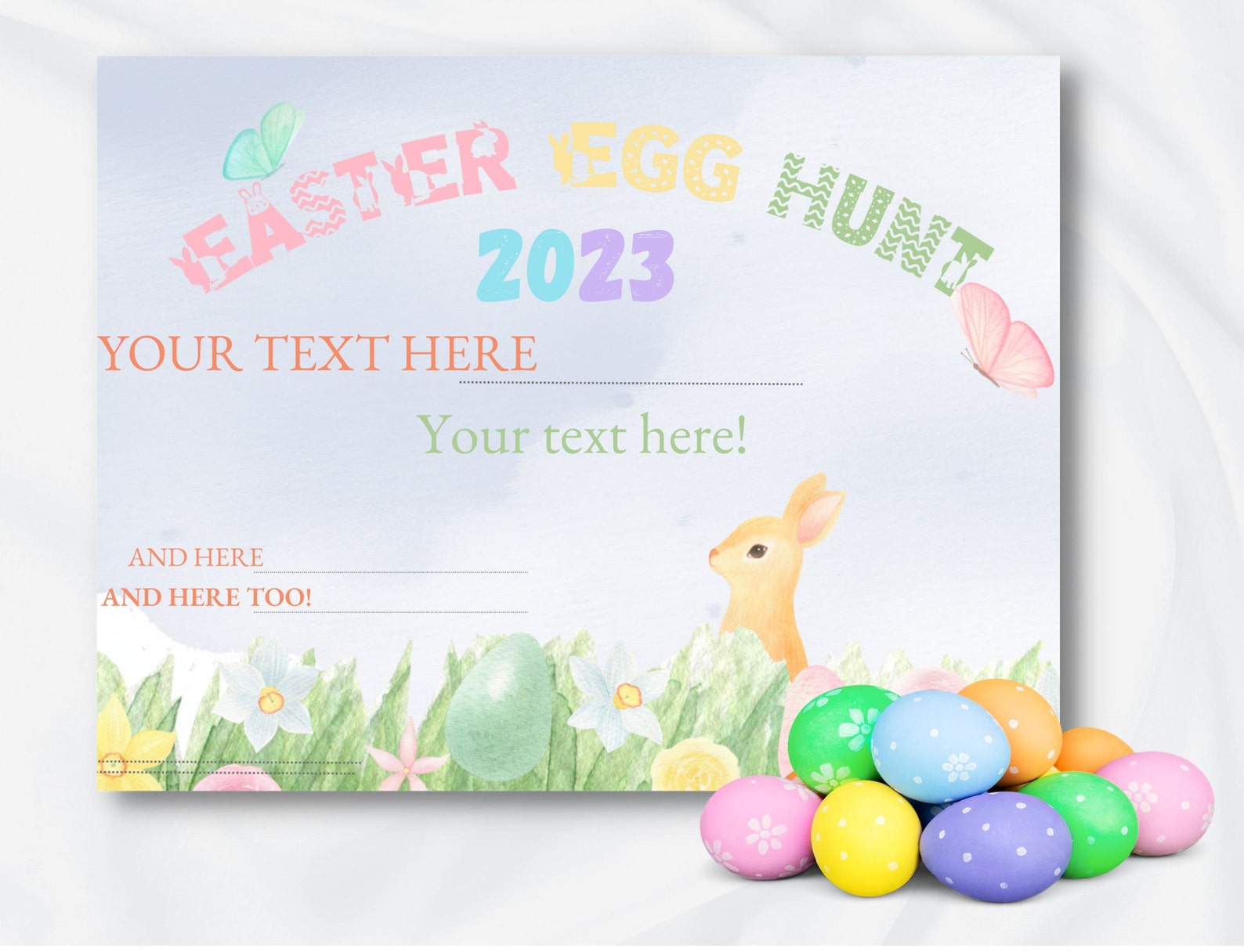 Printable Easter Egg Hunt Certificate, Easter Party, Party Games ...