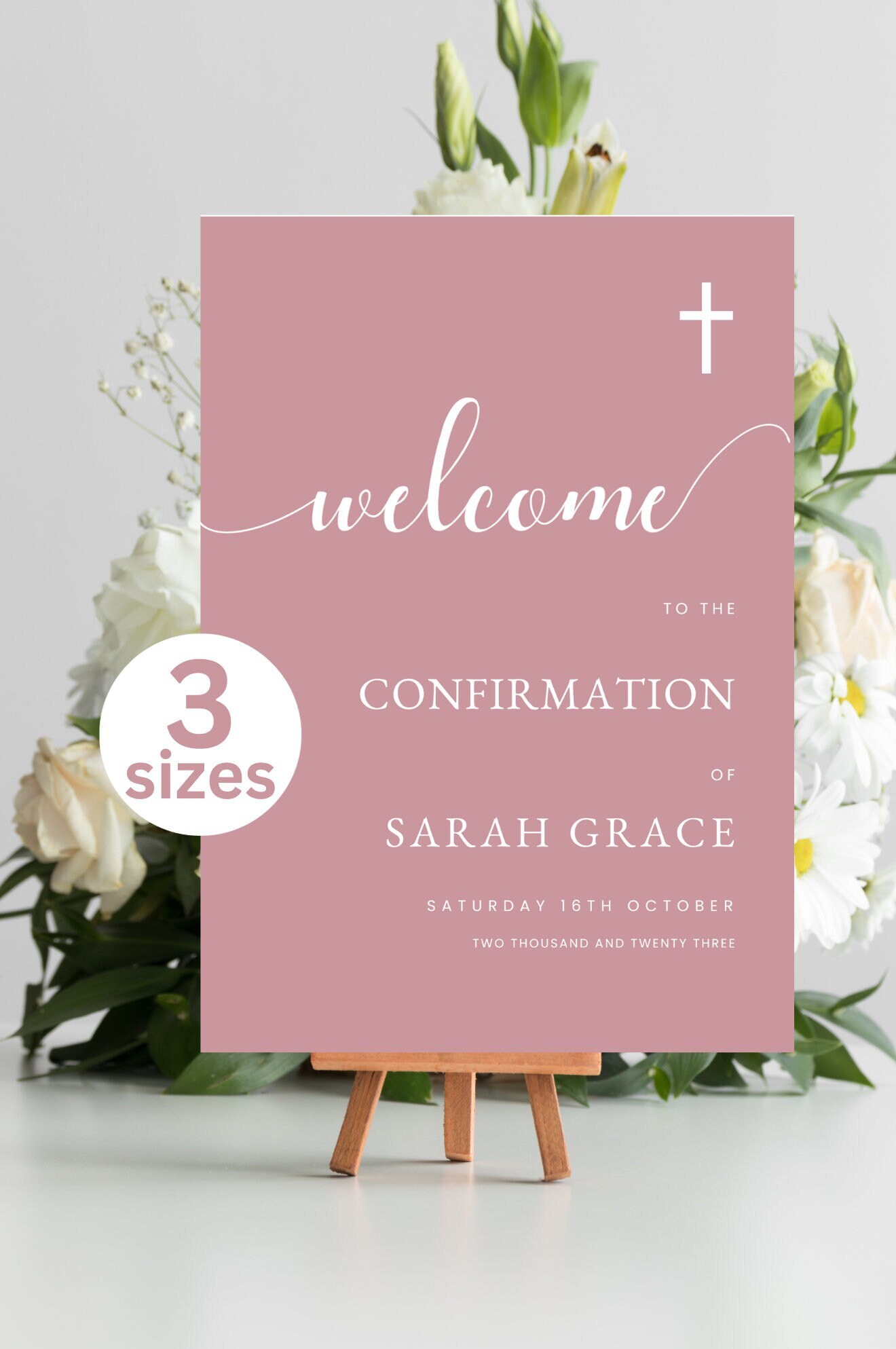 Confirmation Thank You Card Printable Photo Thank You Dusky - Etsy