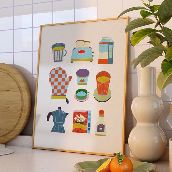 Modern Kitchen Art - Etsy