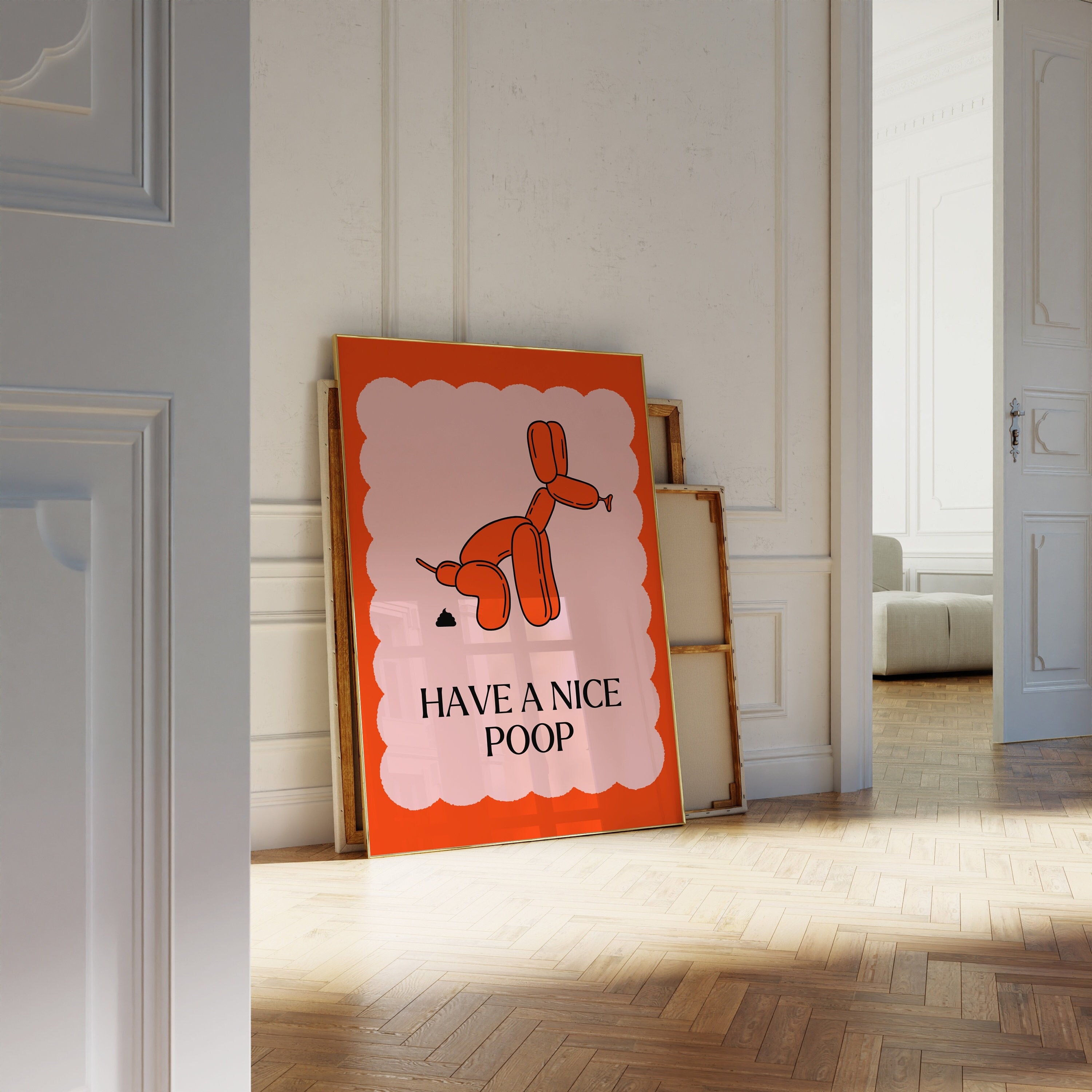 Have A Nce Poop Bathroom Sgn. Funny Bathroom Storage. Tolet Paper...