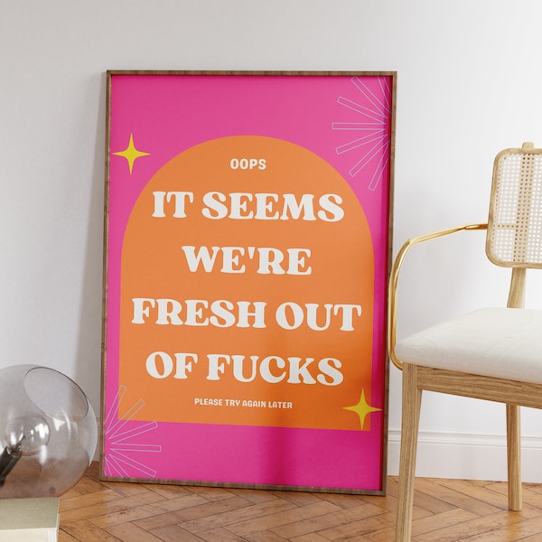 Funny Wall Art Etsy