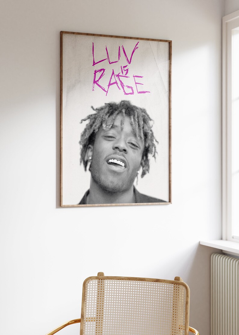 Eluv Rapper Lil Uzi Vert Luv is Rage Poster - Artist Poster, Music Poster, Room Art ...
