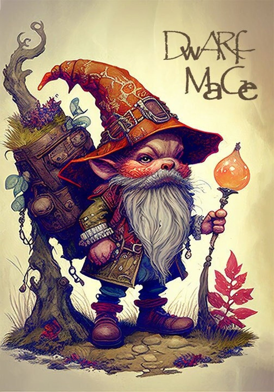 Dwarf Mage Lost World's Mage Game of Thrones the Lord Etsy