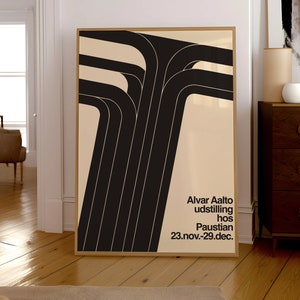 Alvar Aalto Poster Artek Poster Scandinavian decor Modernist Home decor Finnish design Gift Bauhaus Poster Herman Miller Wassily Chair