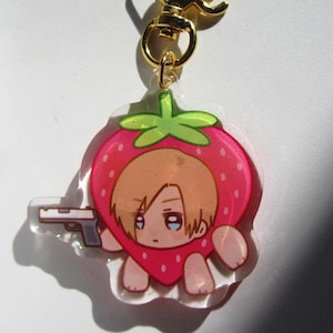 Resident Evil 4 Strawberry Cat Leon S. Kennedy Charm