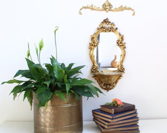 vintage planter plants indoor pot planter brass vintage home decor for plants planter pot gold brass antique porch decor indoor plant lover